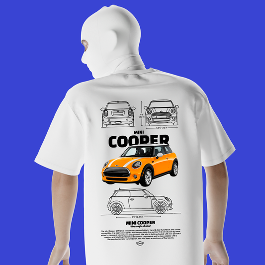 Mini Cooper t-shirt design black