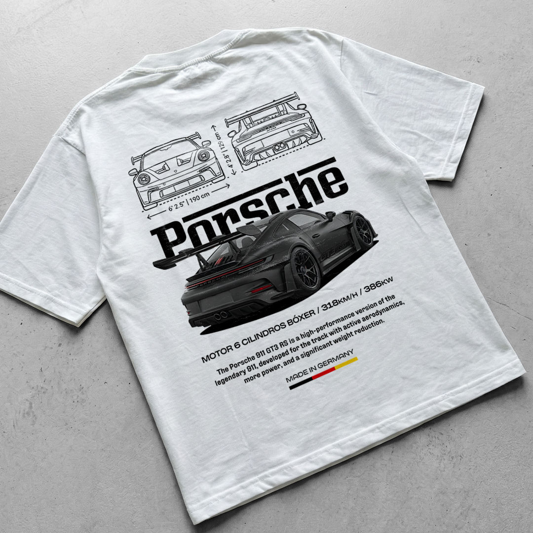 Car t-shirt design Porsche 911 Gt3 RS
