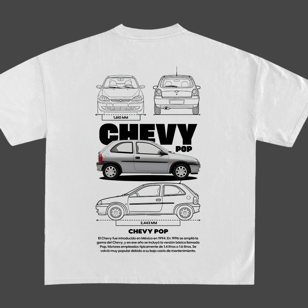 Chevy pop template design blueprint