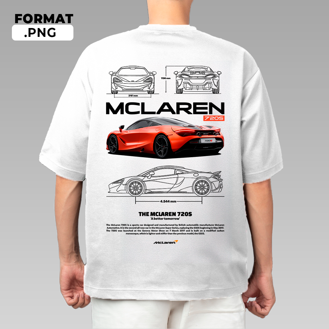 Mclaren 720s - t-shirt design