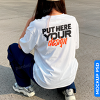 T-shirt Mockup Customisable PSD