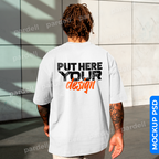 T-shirt Mockup Customisable PSD