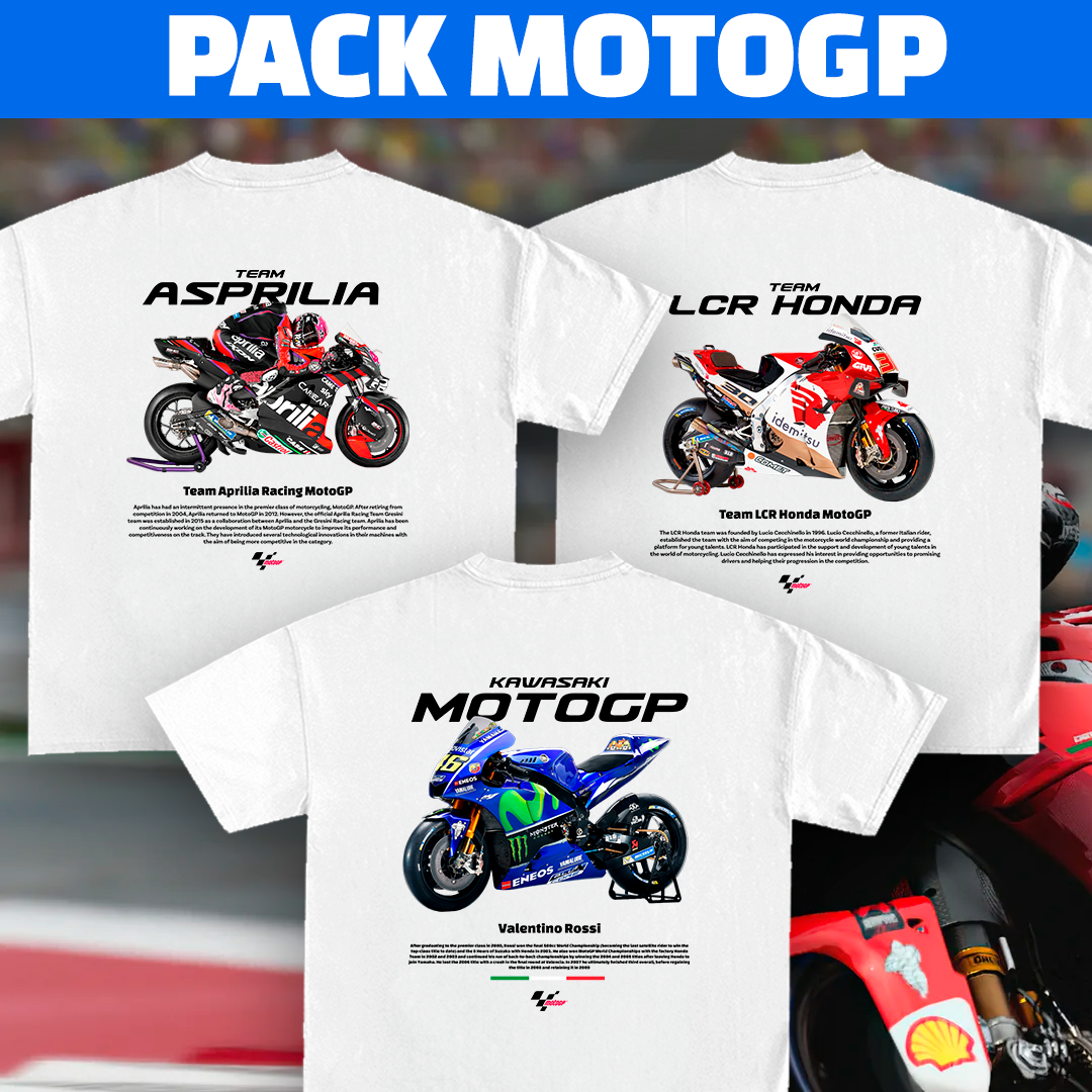 Paquete de 7 Diseños de MotoGP