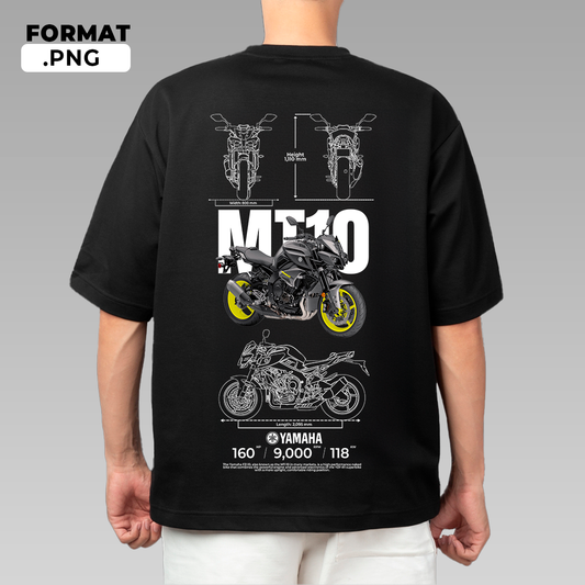 Yamaha MT-10 - T-shirt design