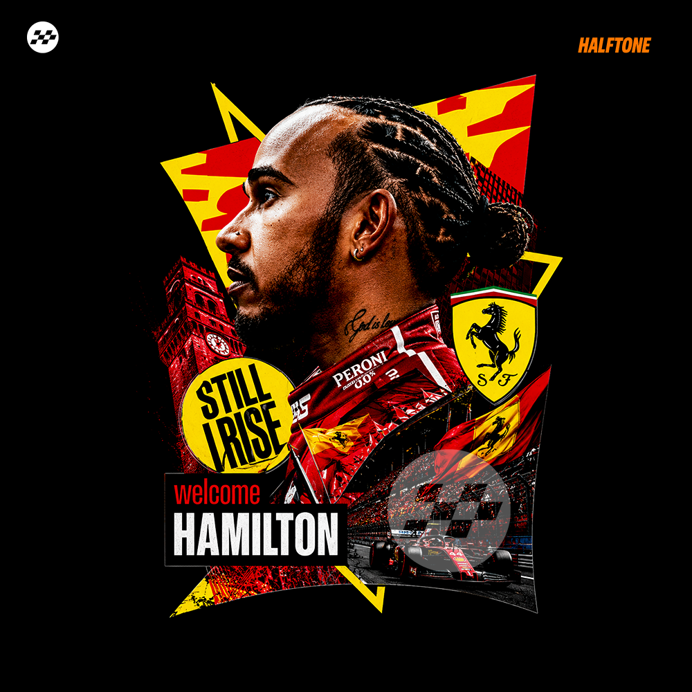Digital file - Hamilton 44 t-shirt design