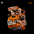 Digital file - Piastri MCL t-shirt design