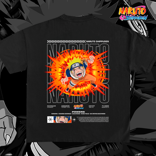 Naruto Shippuden Anime - T-shirt design