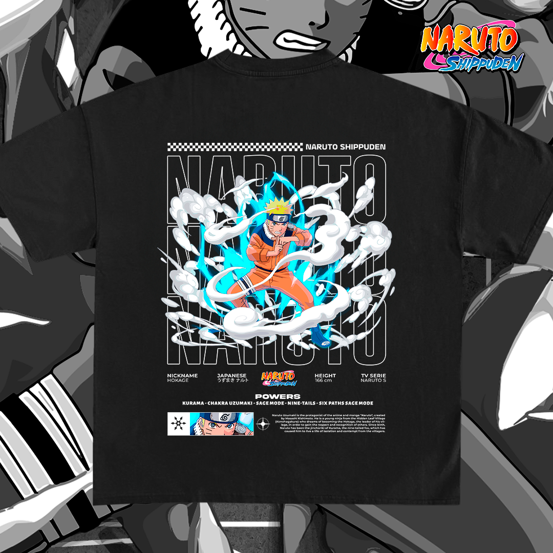 Naruto Shippuden Anime - T-shirt design