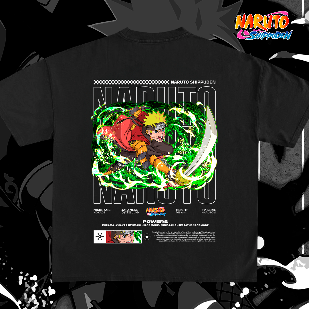 Naruto Shippuden Anime - T-shirt design