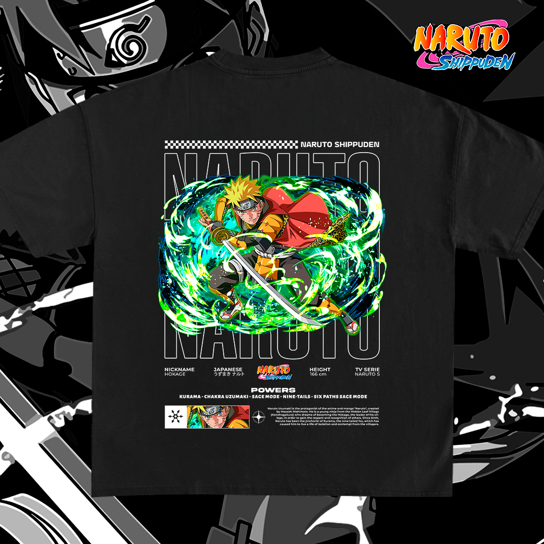 Naruto Shippuden Anime - T-shirt design