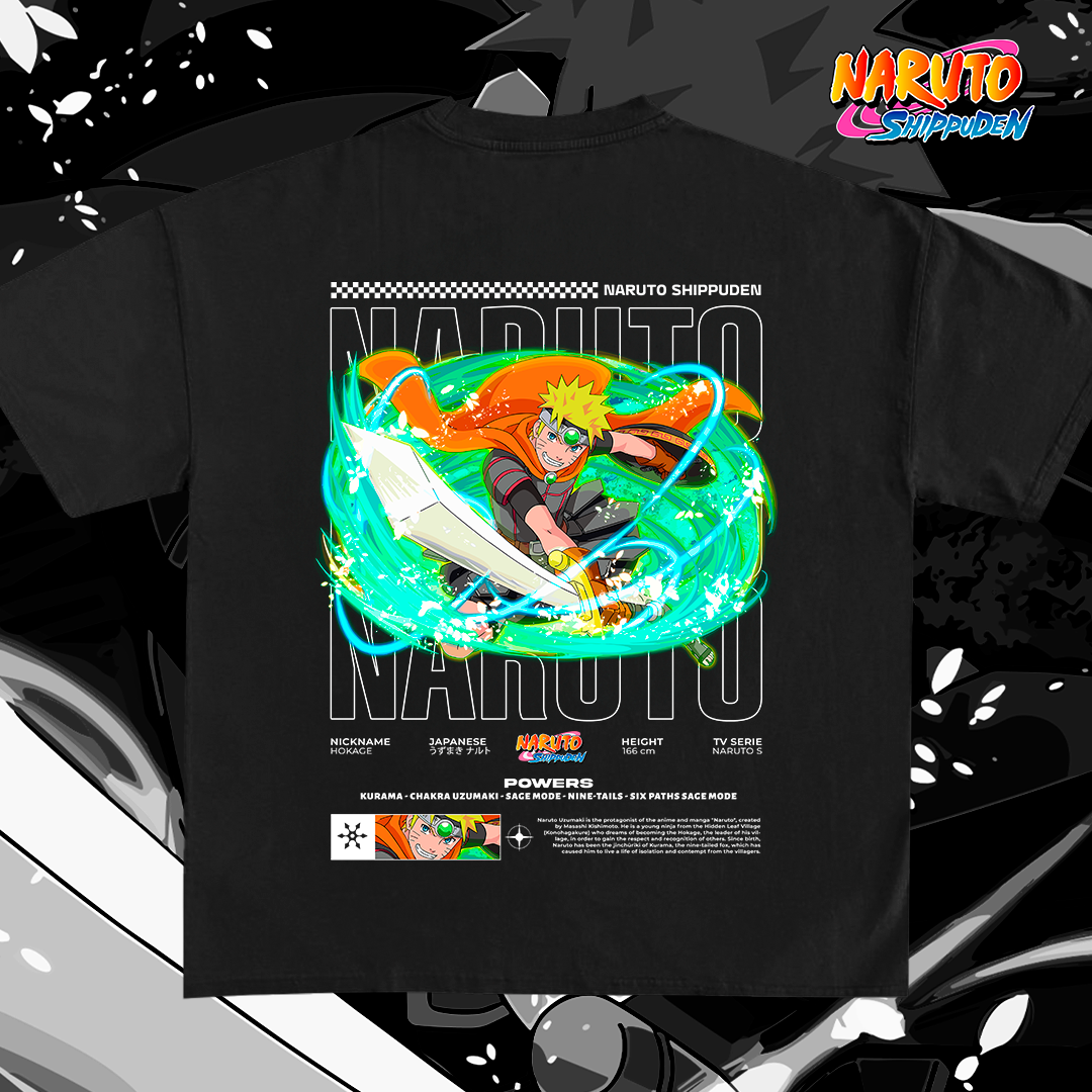 Naruto Shippuden Anime - T-shirt design