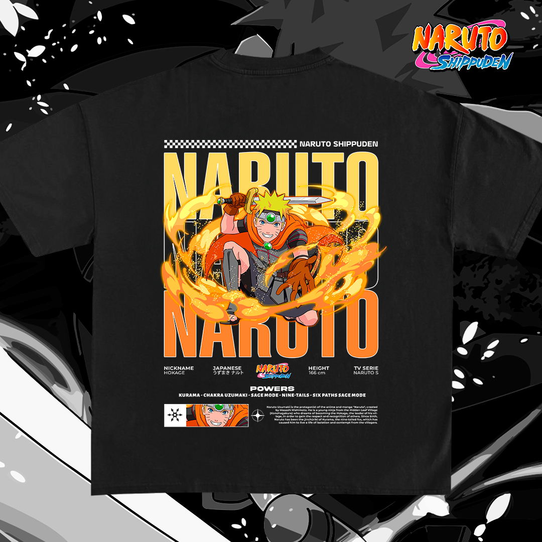 Naruto Shippuden Anime - T-shirt design