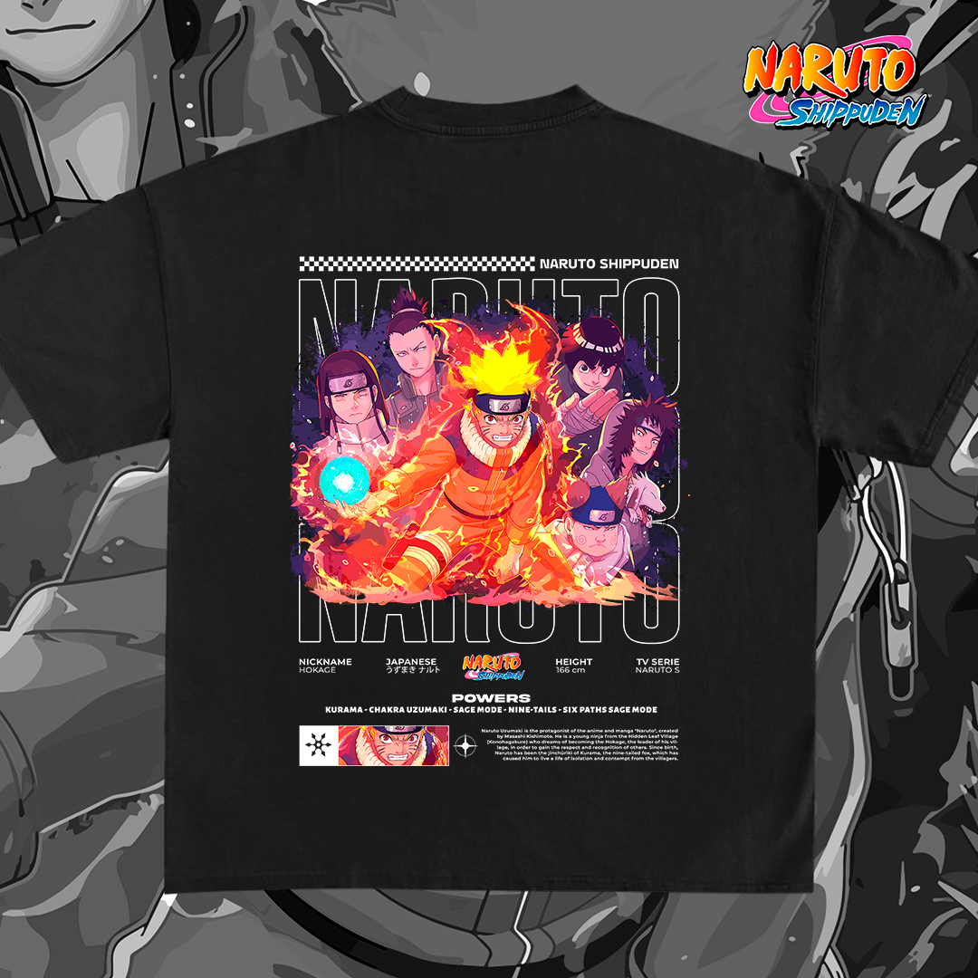 Naruto Shippuden Anime - t-shirt design