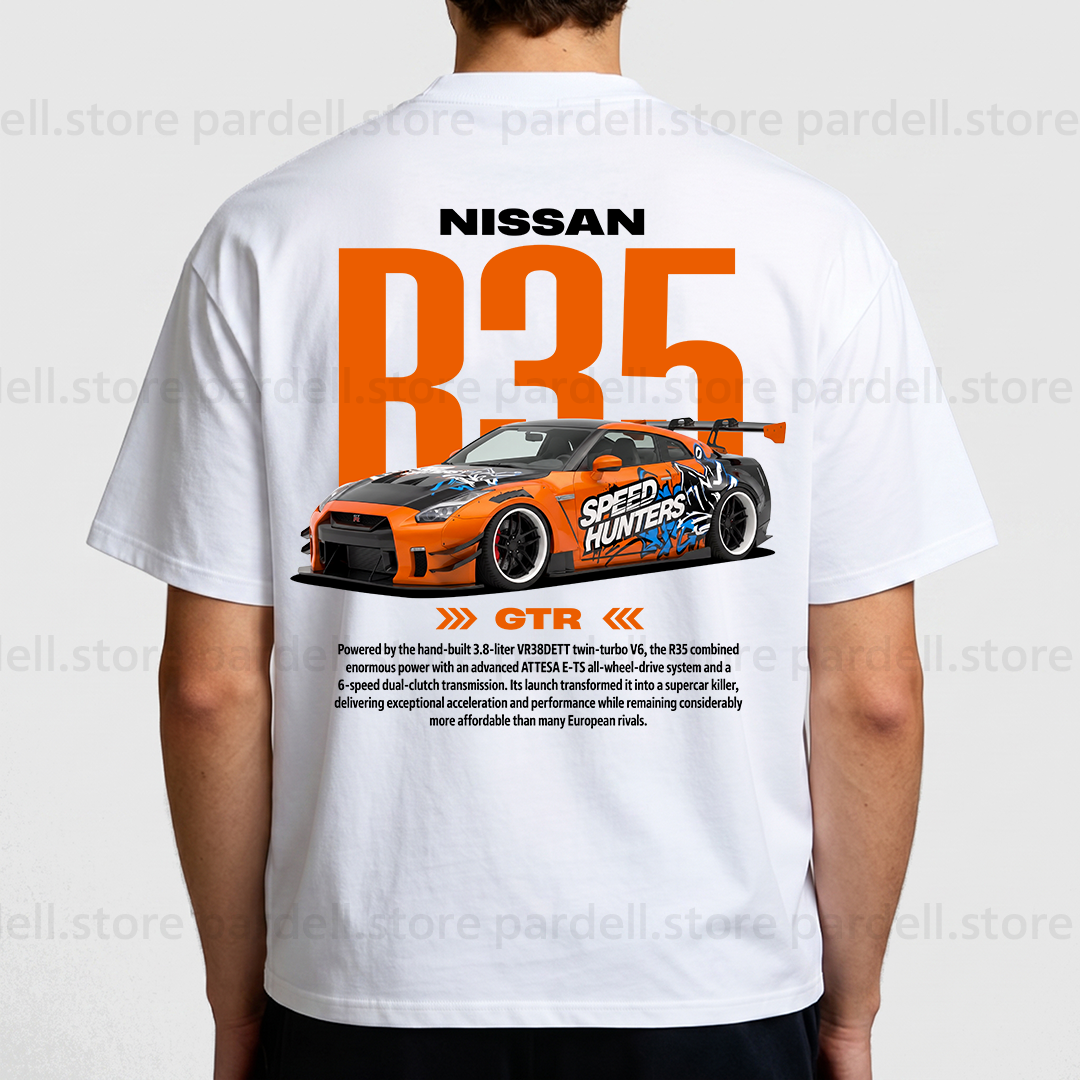 Nissan GTR R35  t-shirt design