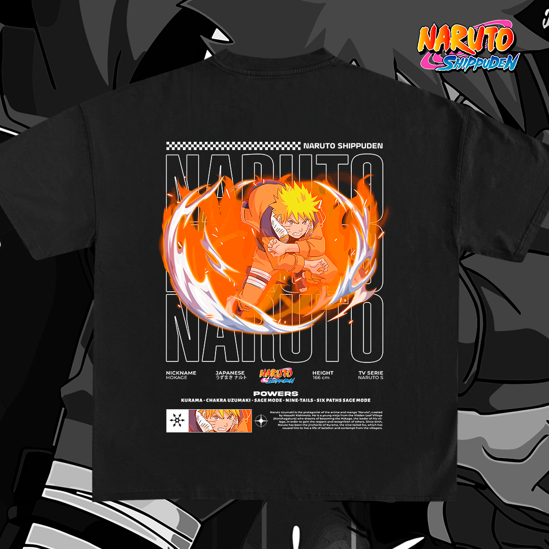 Anime graphic design for t-shirt