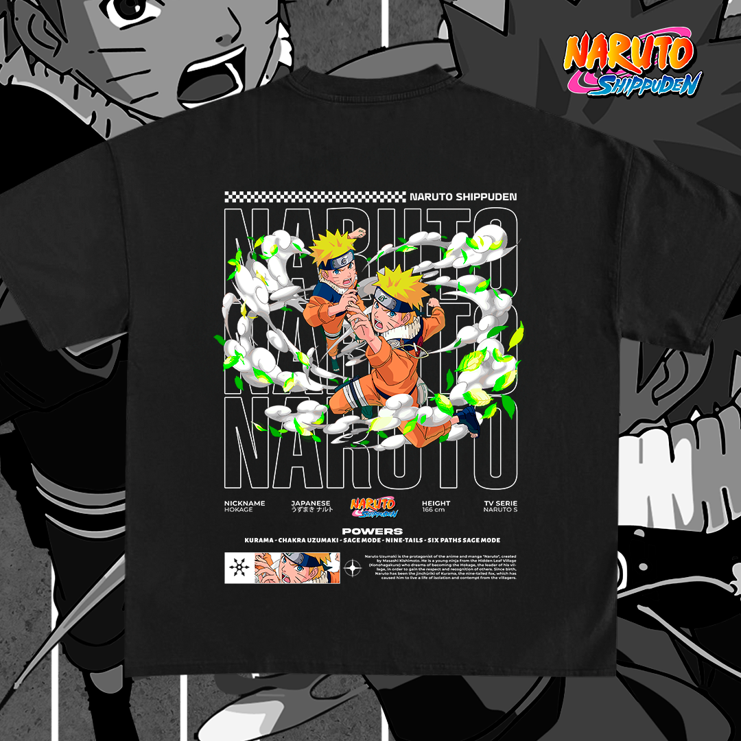 Naruto Shippuden Anime - T-shirt design