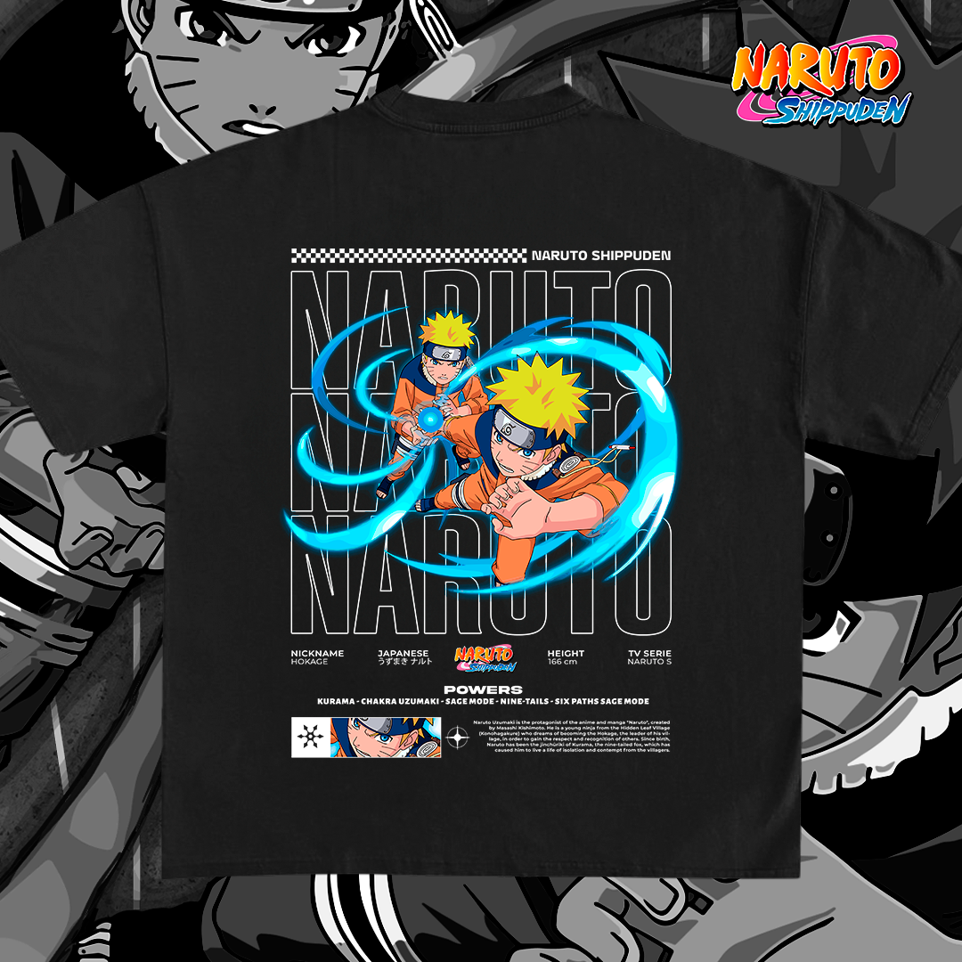 Naruto Shippuden Anime - T-shirt design