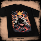 Digital illustration T-shirt design – Japanese pop culture inspired