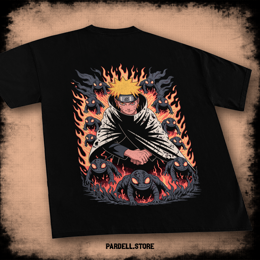 Digital illustration T-shirt design – Japanese pop culture inspired