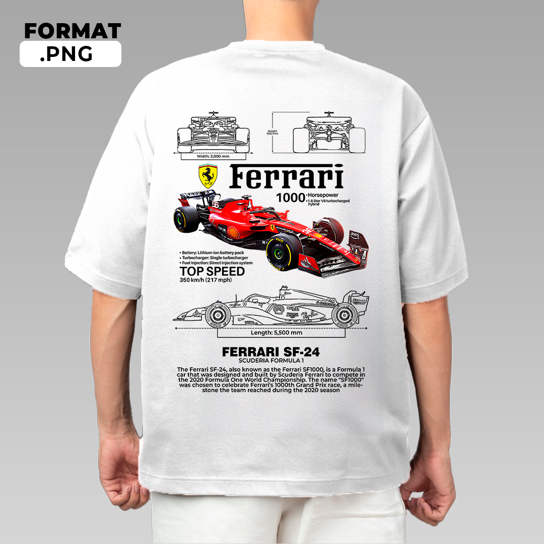 Sportscar-inspired T-shirt illustration – digital