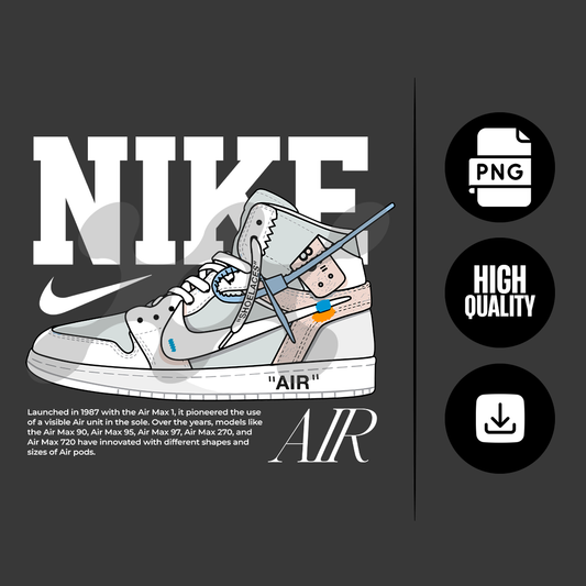 Graphic t-shirt design - AIR