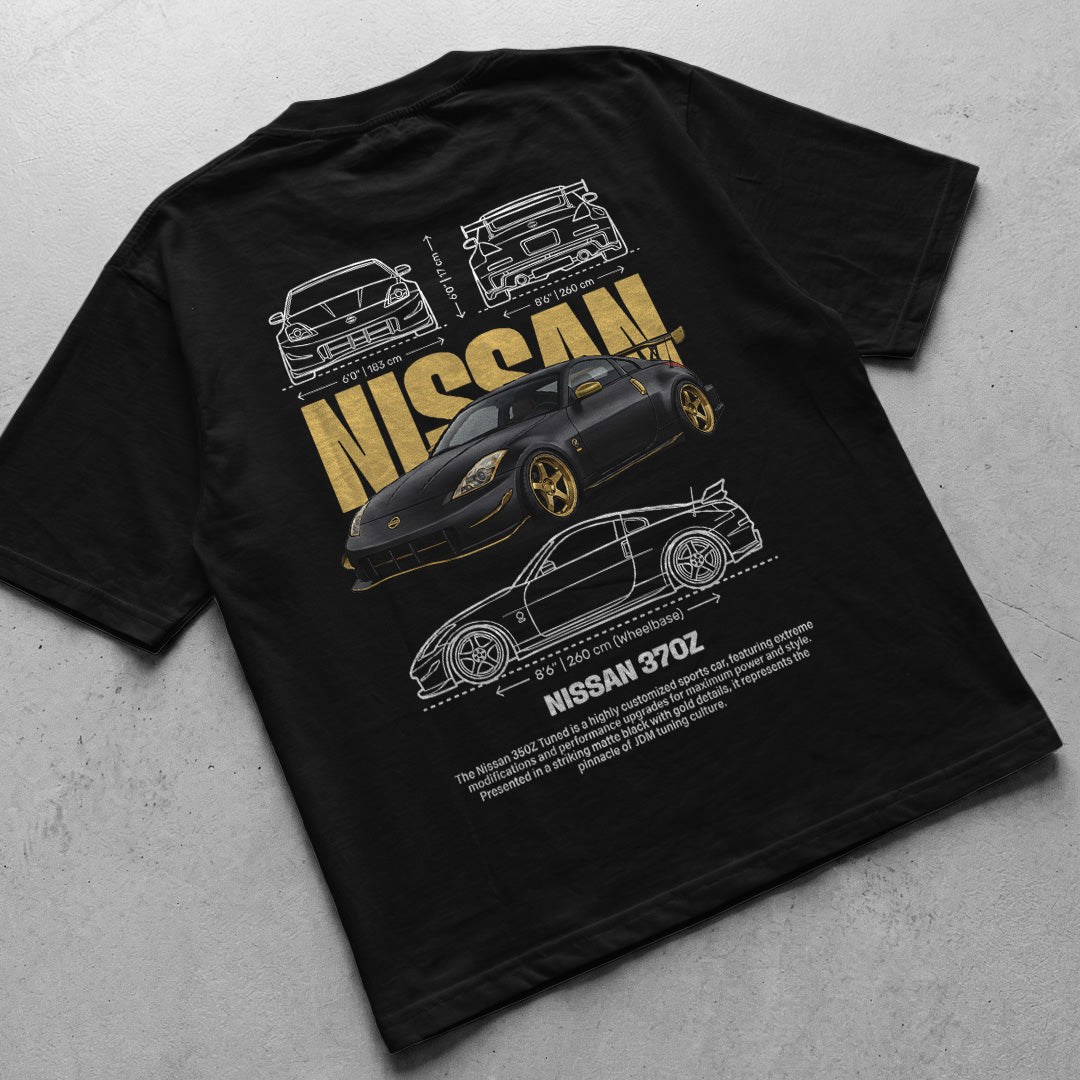 Car t-shirt design Nissan 370z