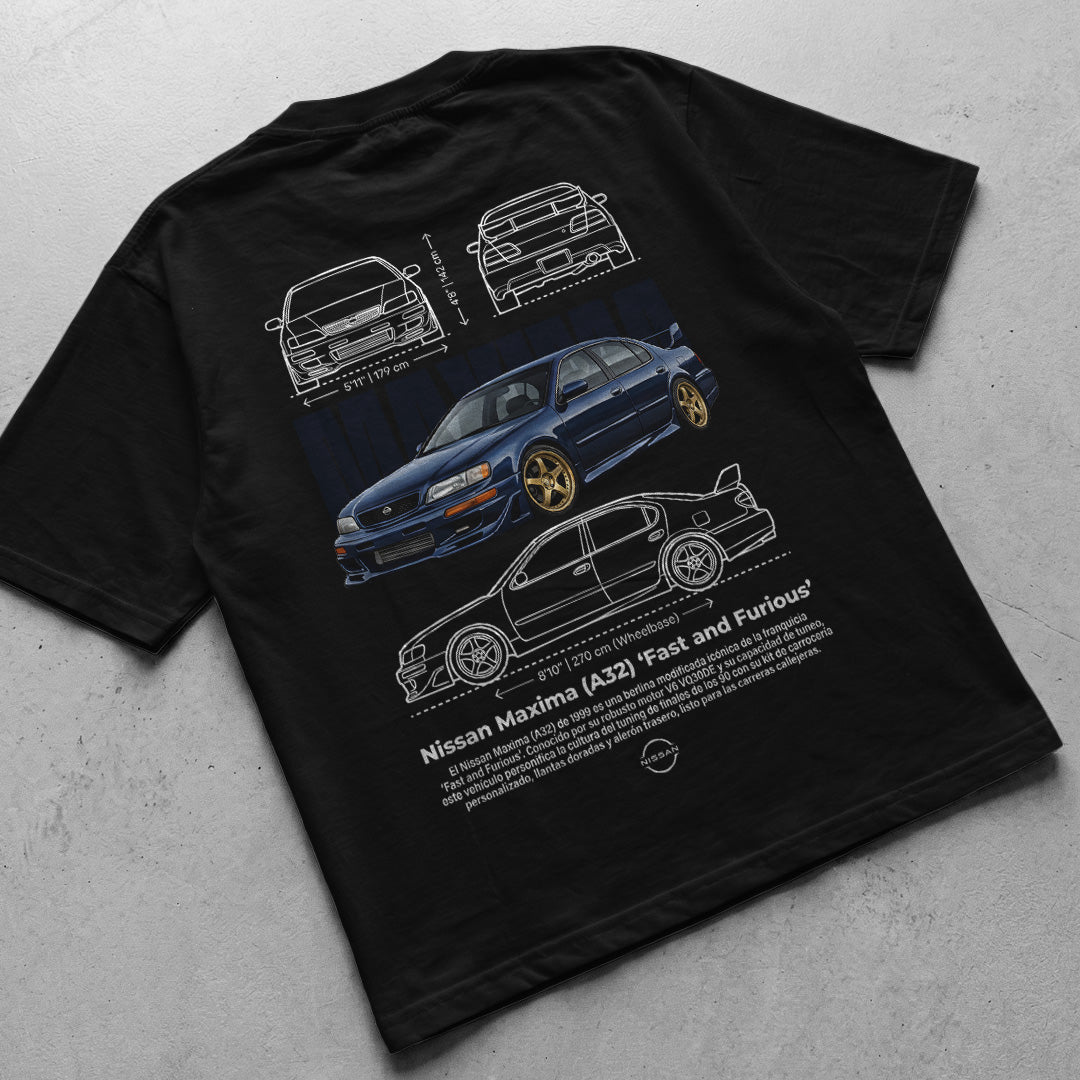 Car t-shirt design Nissan Maxima A32
