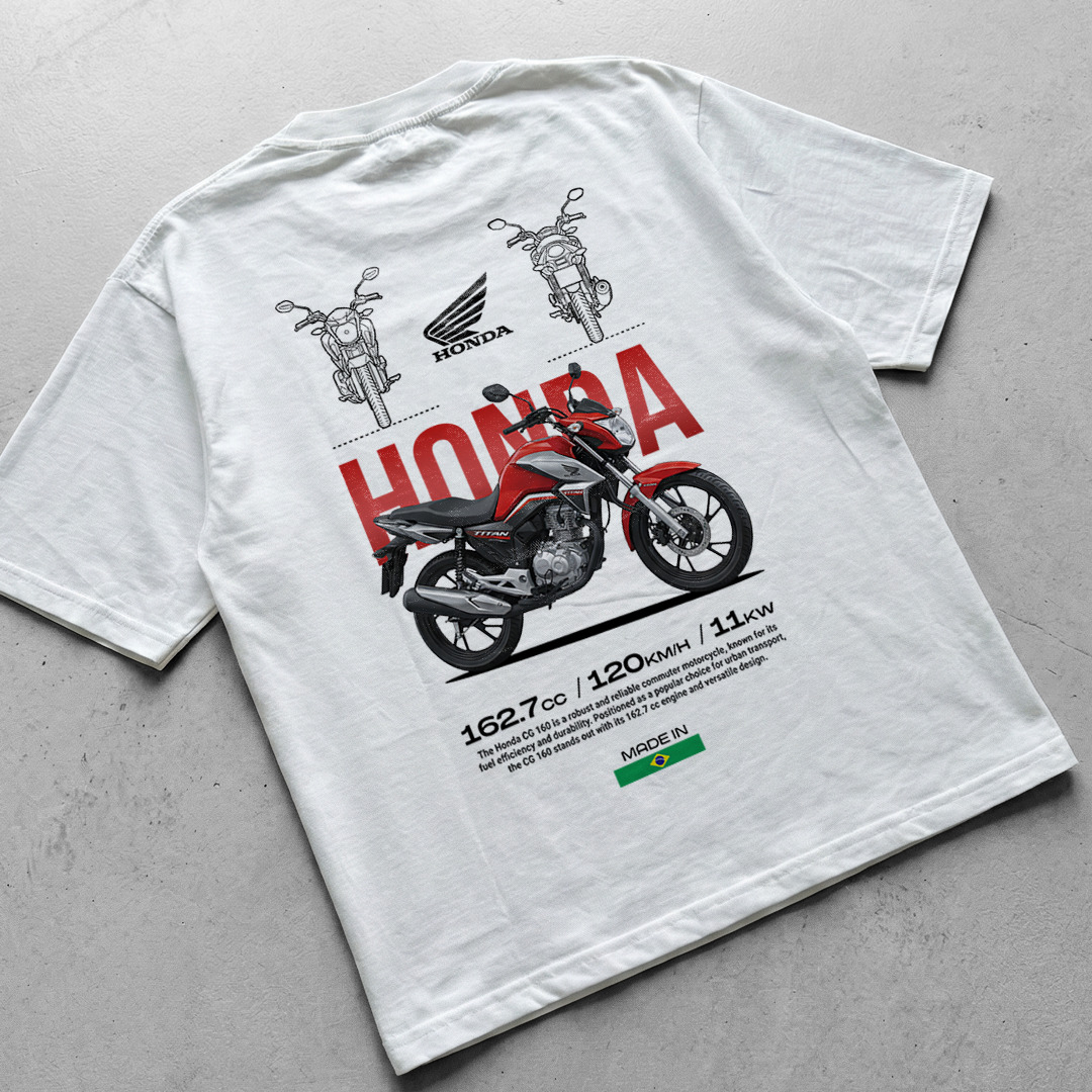 Motorcycle t-shirt design Honda CG 160