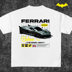 Sportscar-inspired T-shirt illustration – digital
