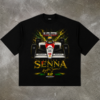 Brazilian legend driver MCL mp4/4 tshirt design DTF halftone