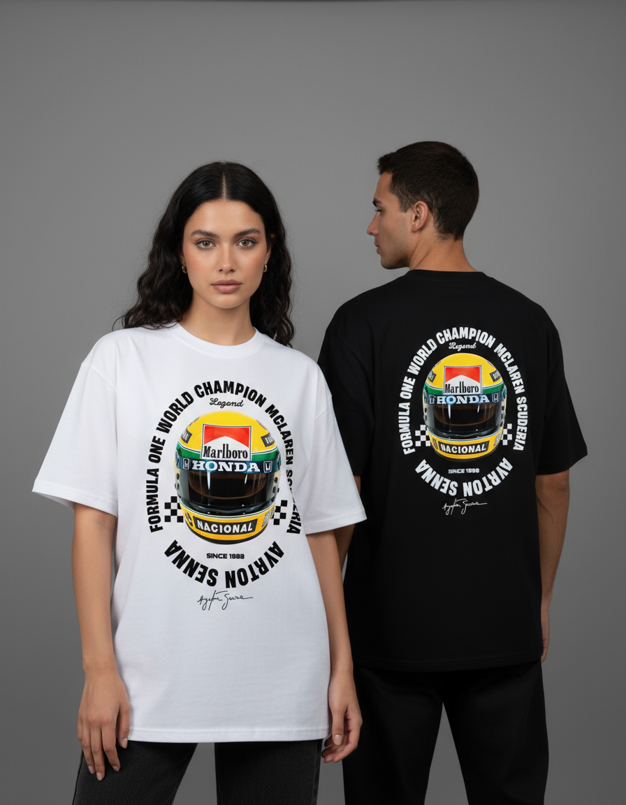 Ayrton Senna 1988 - t-shirt design