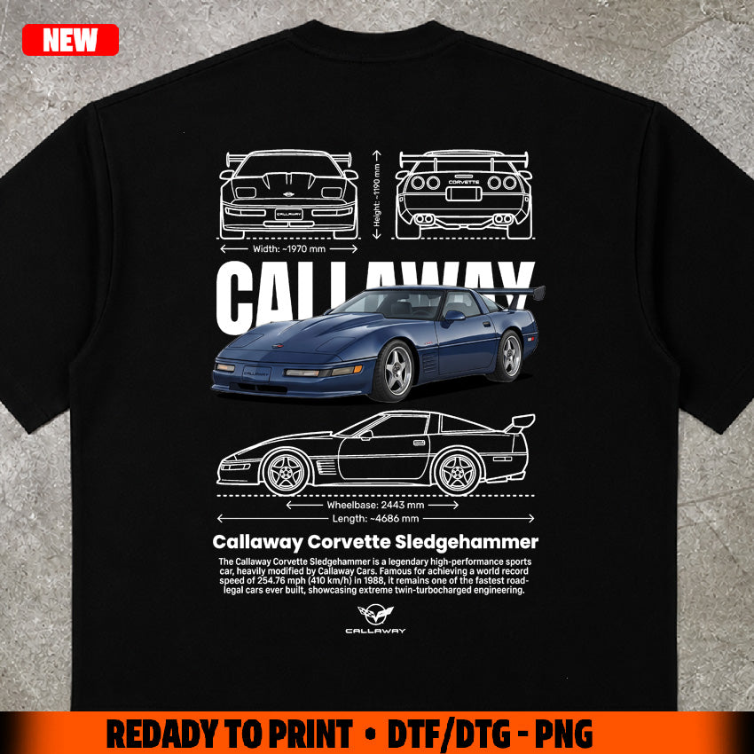 t-shirt design Chevrolet callaway