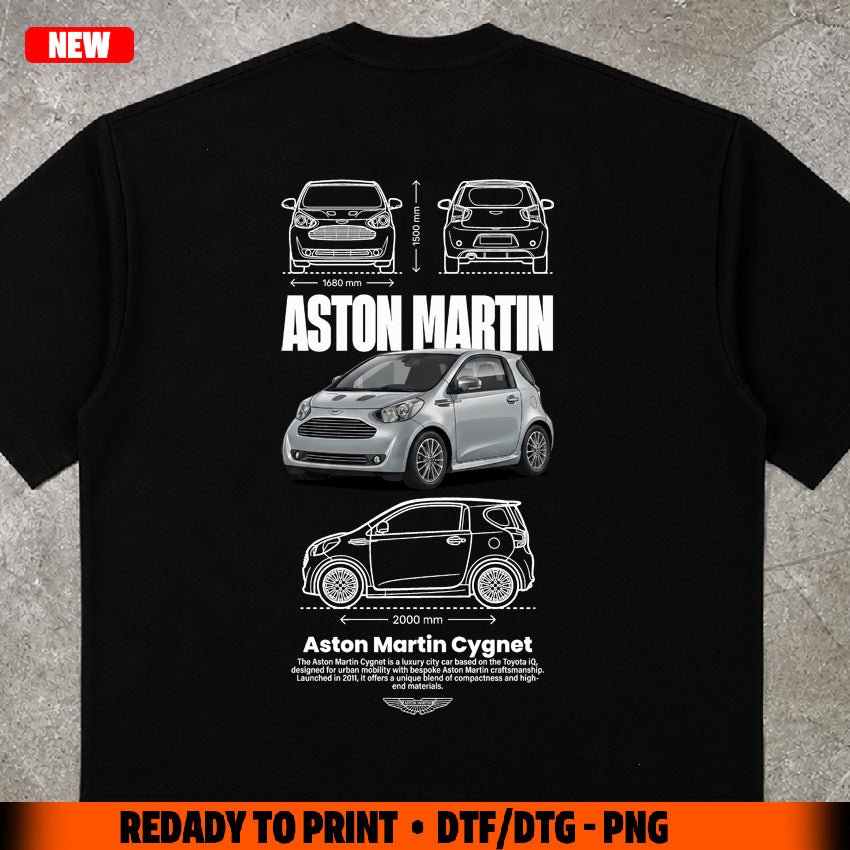 t-shirt design Aston M. Cygnet