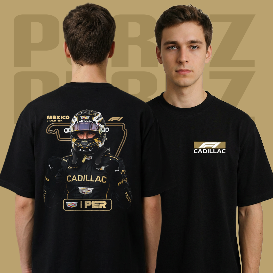 Sergio Checo Perez 2026 Cadillac t-shirt design