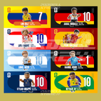 Plantillas de jugadores de fútbol estilo Leg0