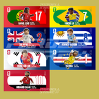 Plantillas de jugadores de fútbol estilo Leg0
