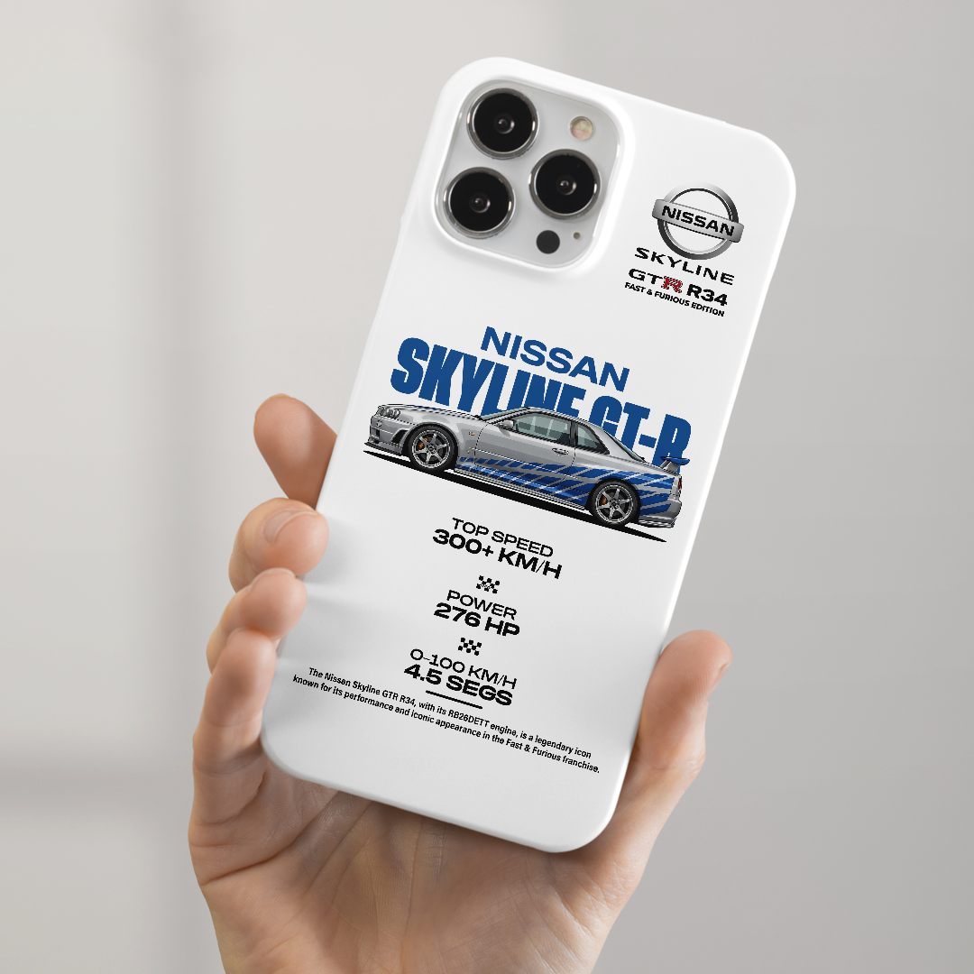 Phone case Nissan Skyline R34