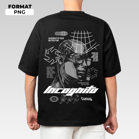 Inkognito streetwear - T-shirt design