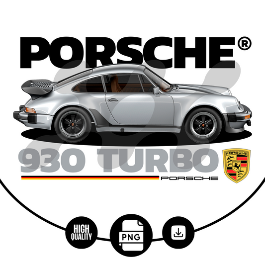 Car t-shirt design - 930 TURBO