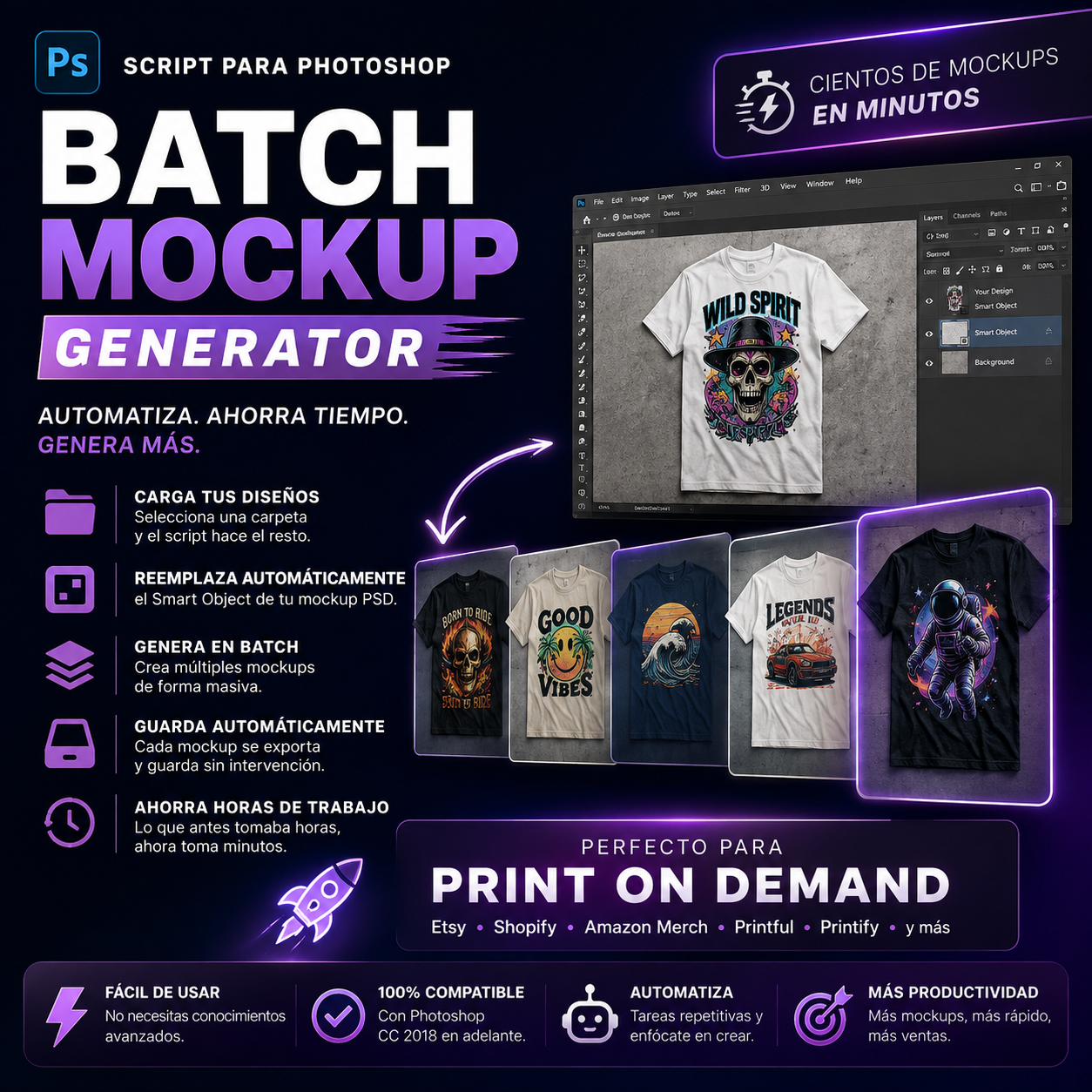 Batch Mockup Studio - Exporta tus mockups en segundos