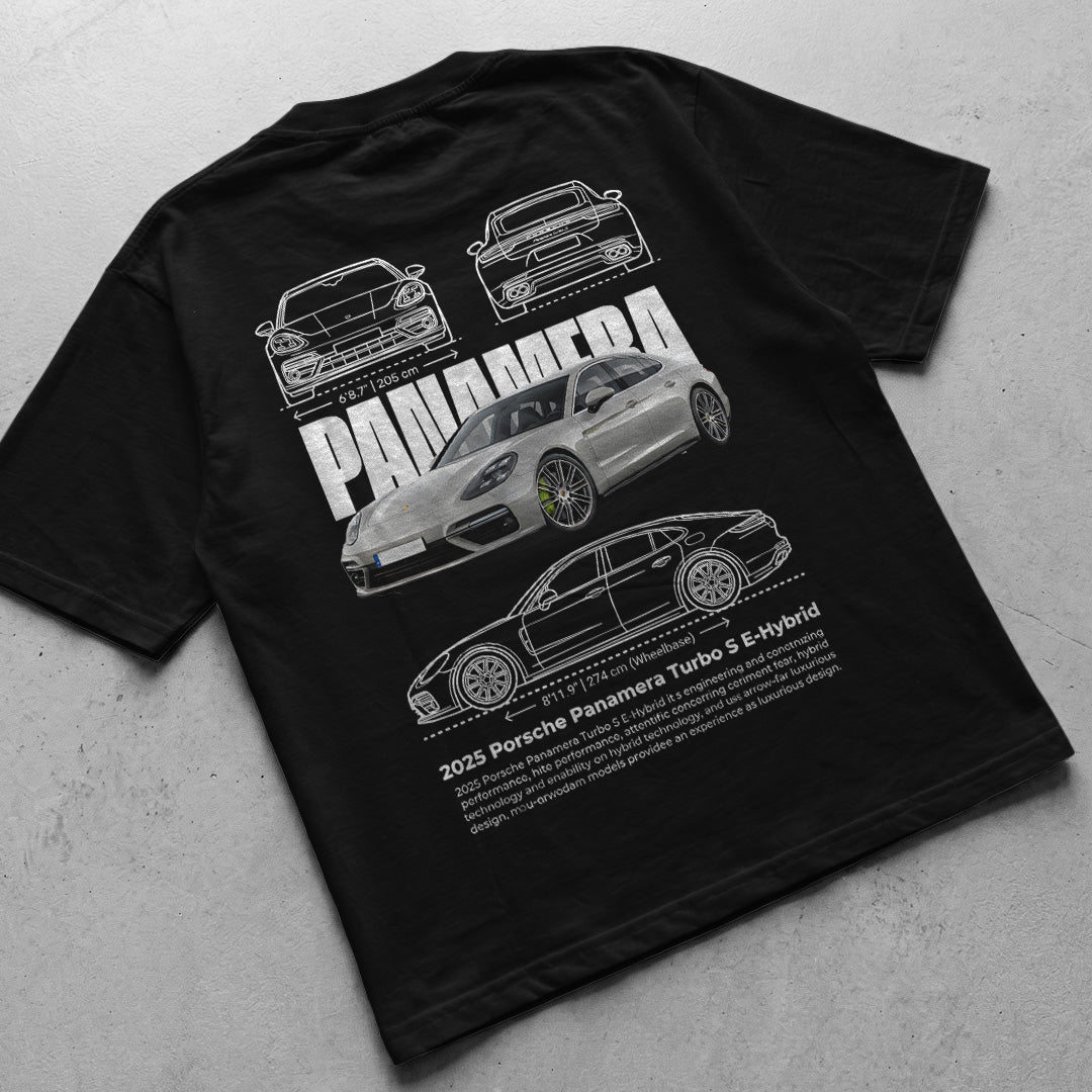 Car t-shirt design Porsche panamera turbo s