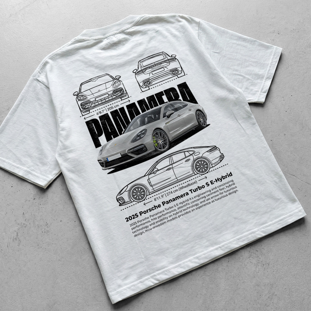 Car t-shirt design Porsche panamera turbo s