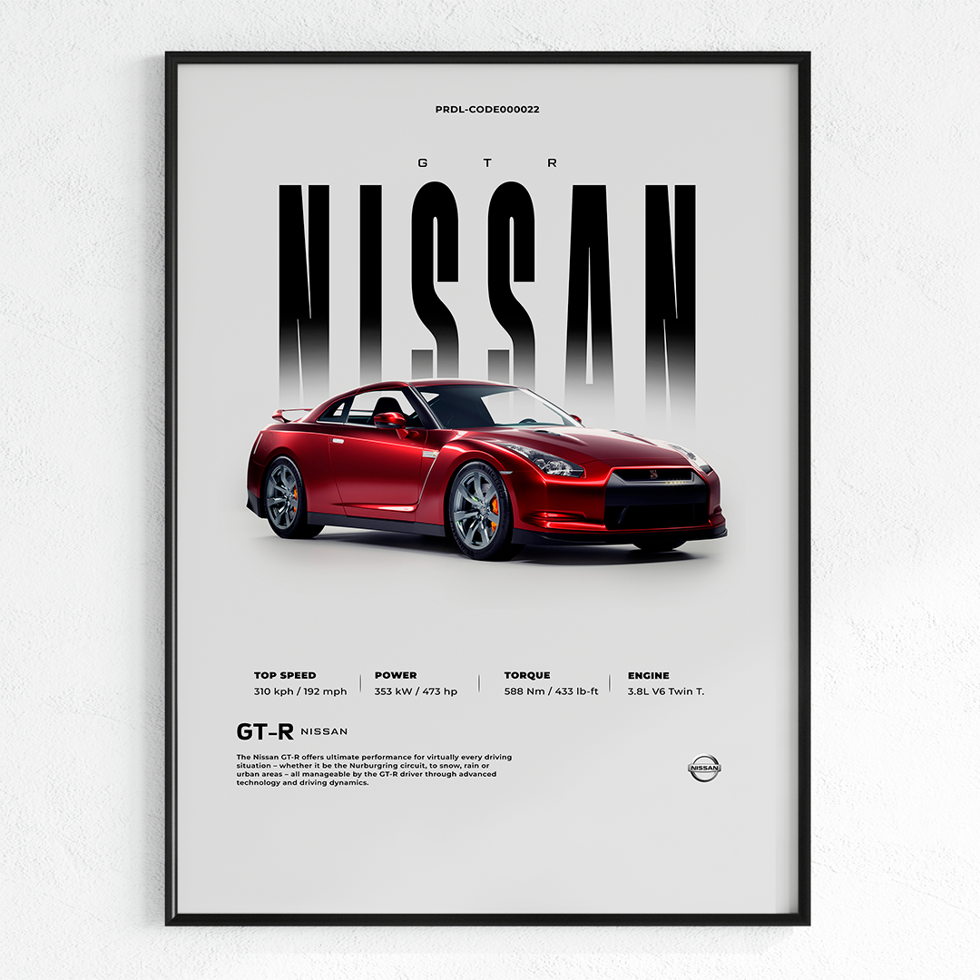 car poster for printing