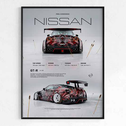 car poster for printing