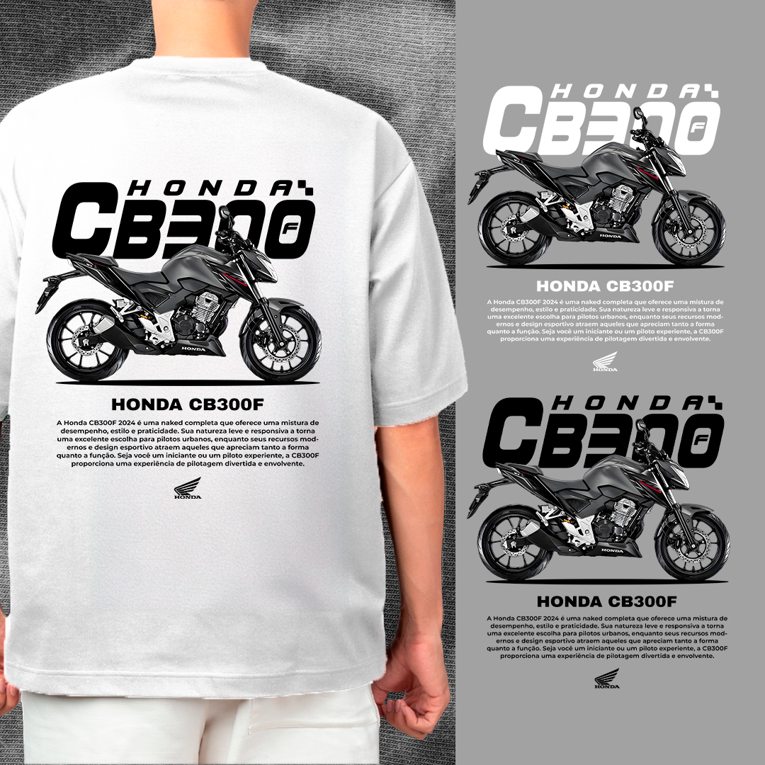 Honda CB300F - t-shirt design