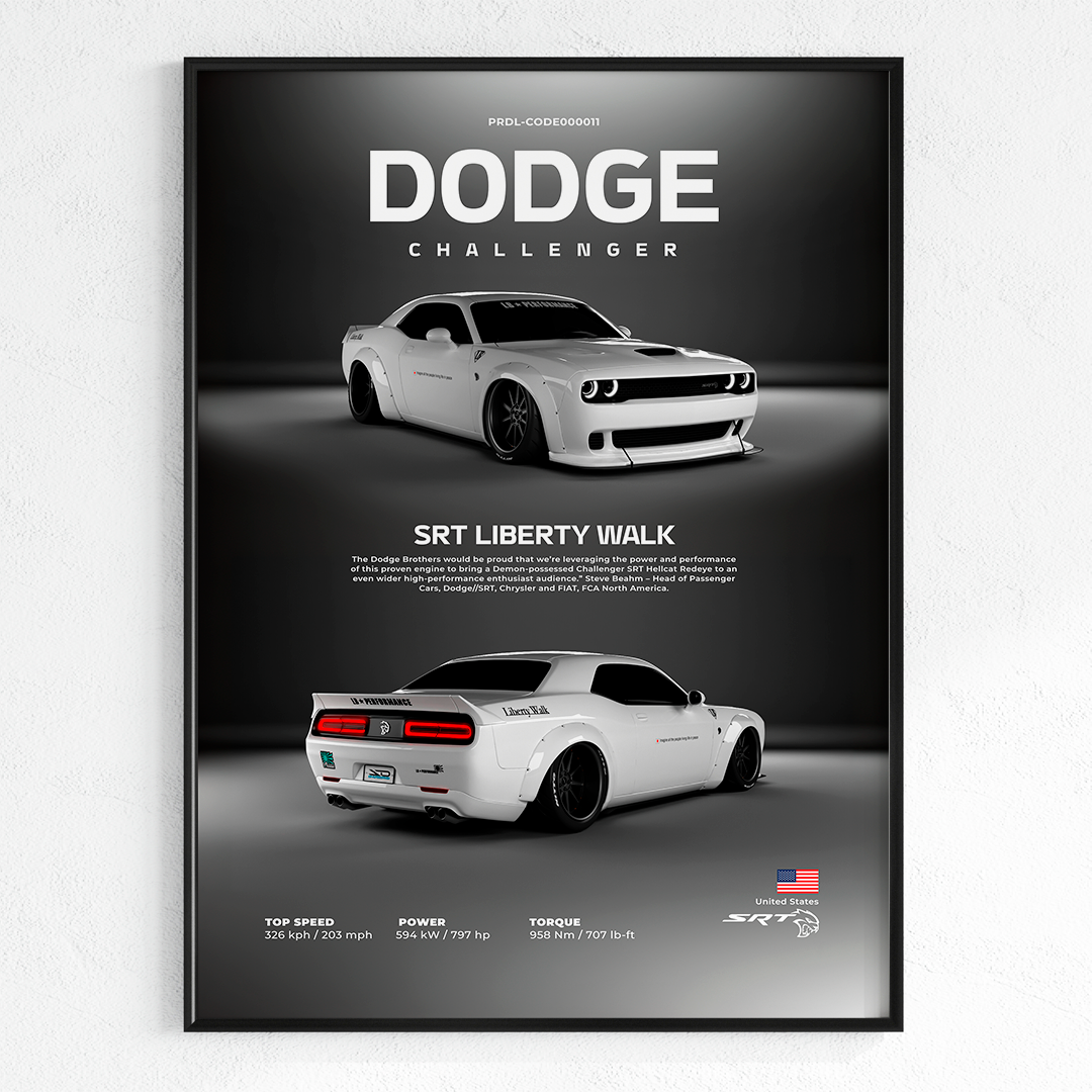 car poster for printing