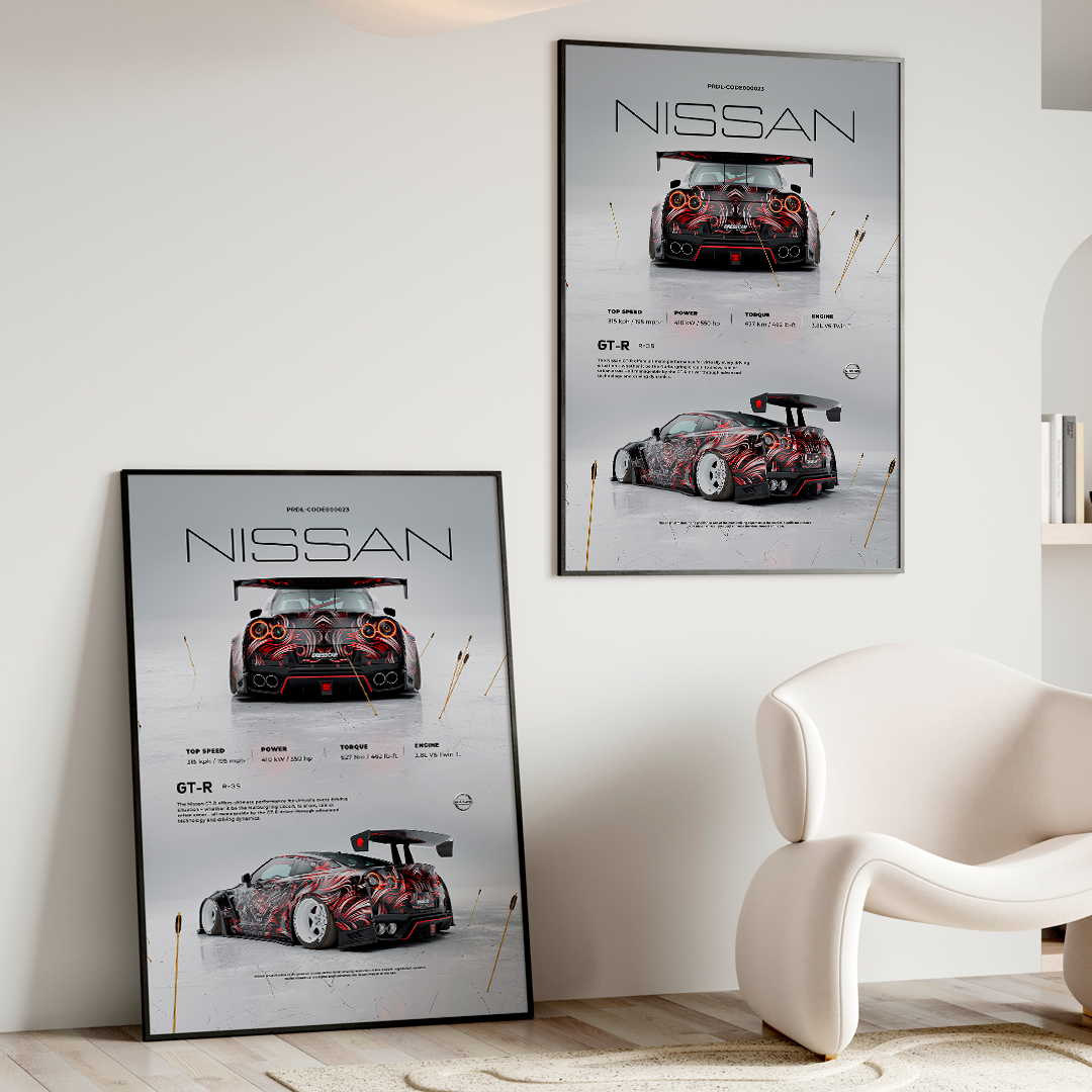 car poster for printing