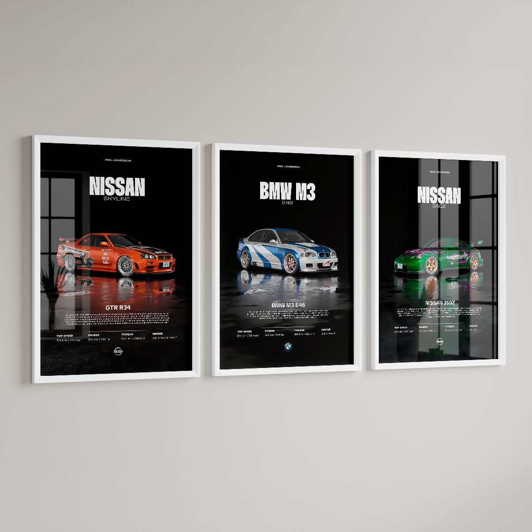 Race Cars poster for printing