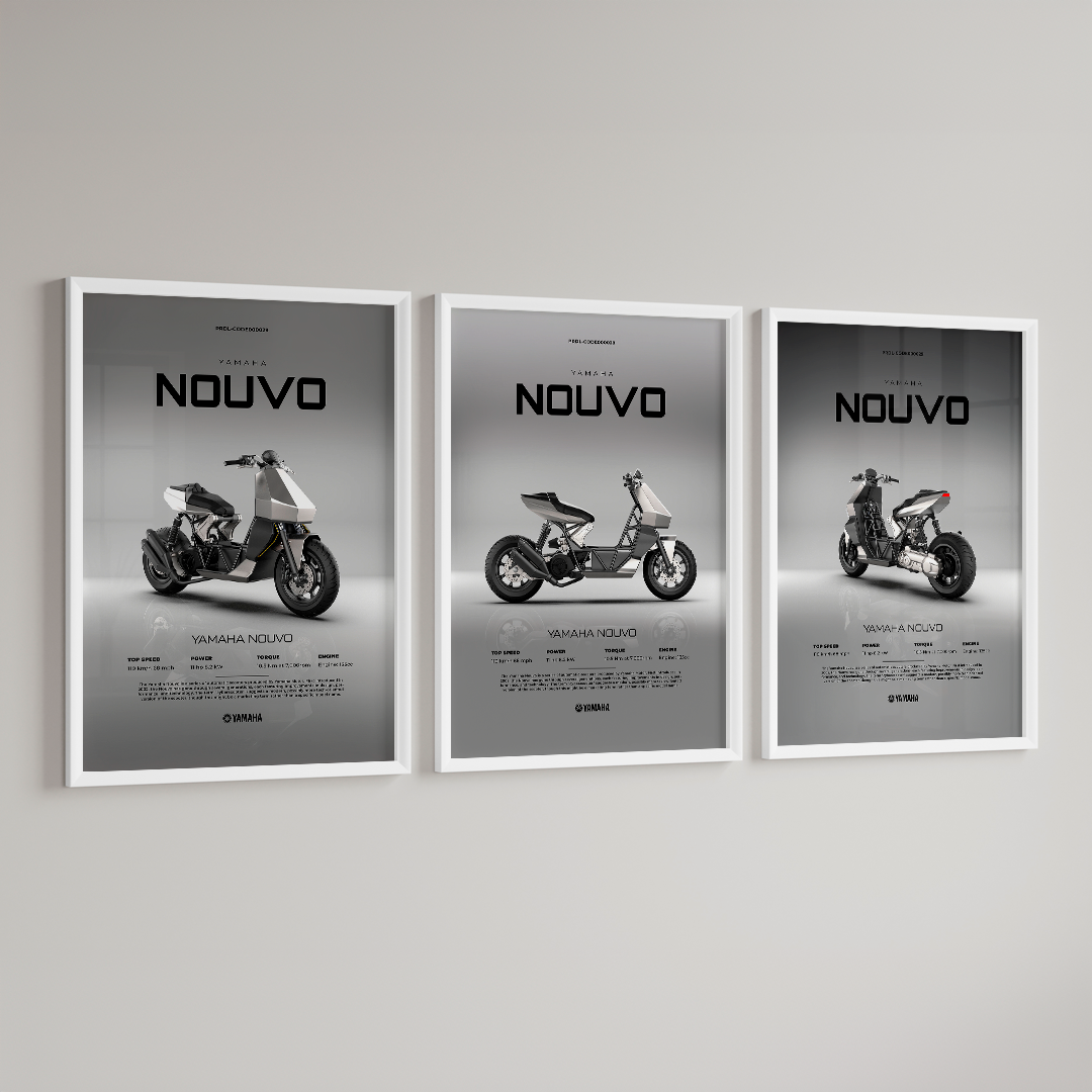 motorcycle poster for printing