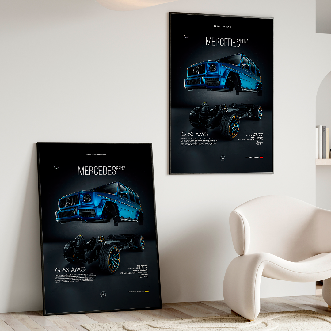 Mercedes-Benz AMG poster for printing